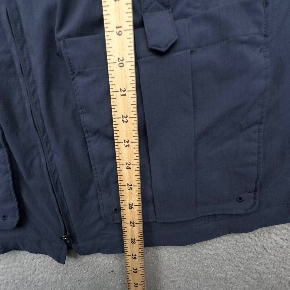 Duluth Trading Co Heirloom Gardening Vest Women 2x Duluthflex Ripstop Upf50 Navy View 4